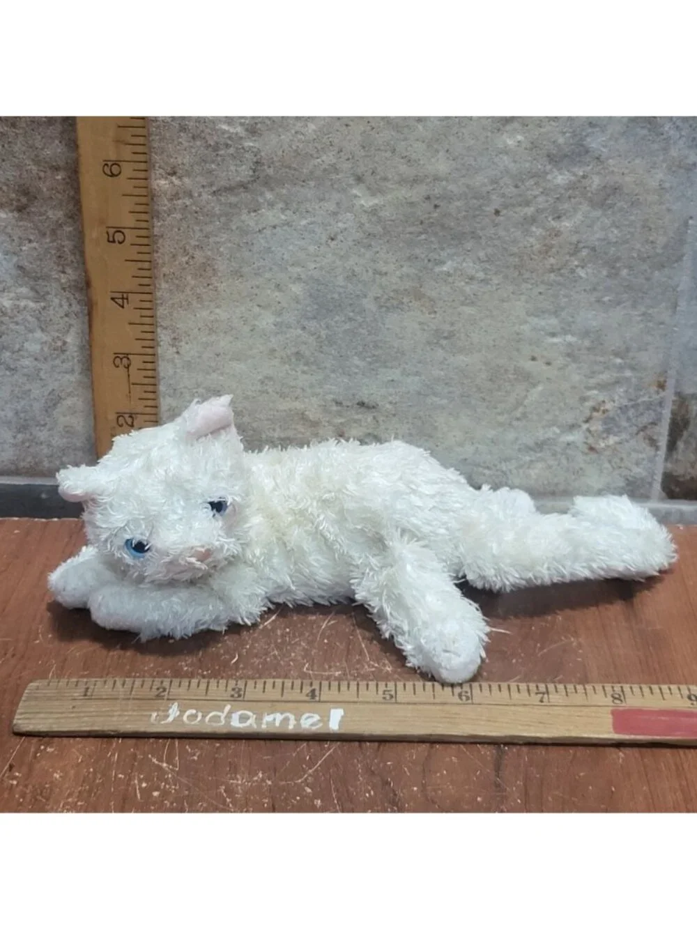 Vintage Ty Beanie Baby Starlett White Cat 2001 Retired Stuffed Animal No Tag